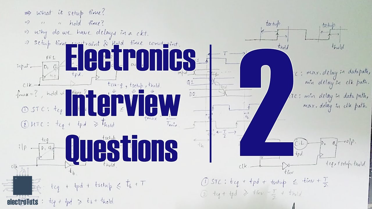 Electronics Interview Questions: STA part 2