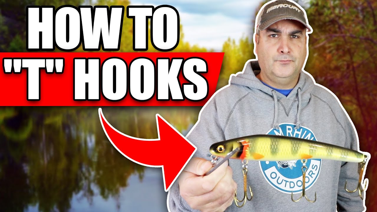 How to "T" Hooks on a Musky Crankbait