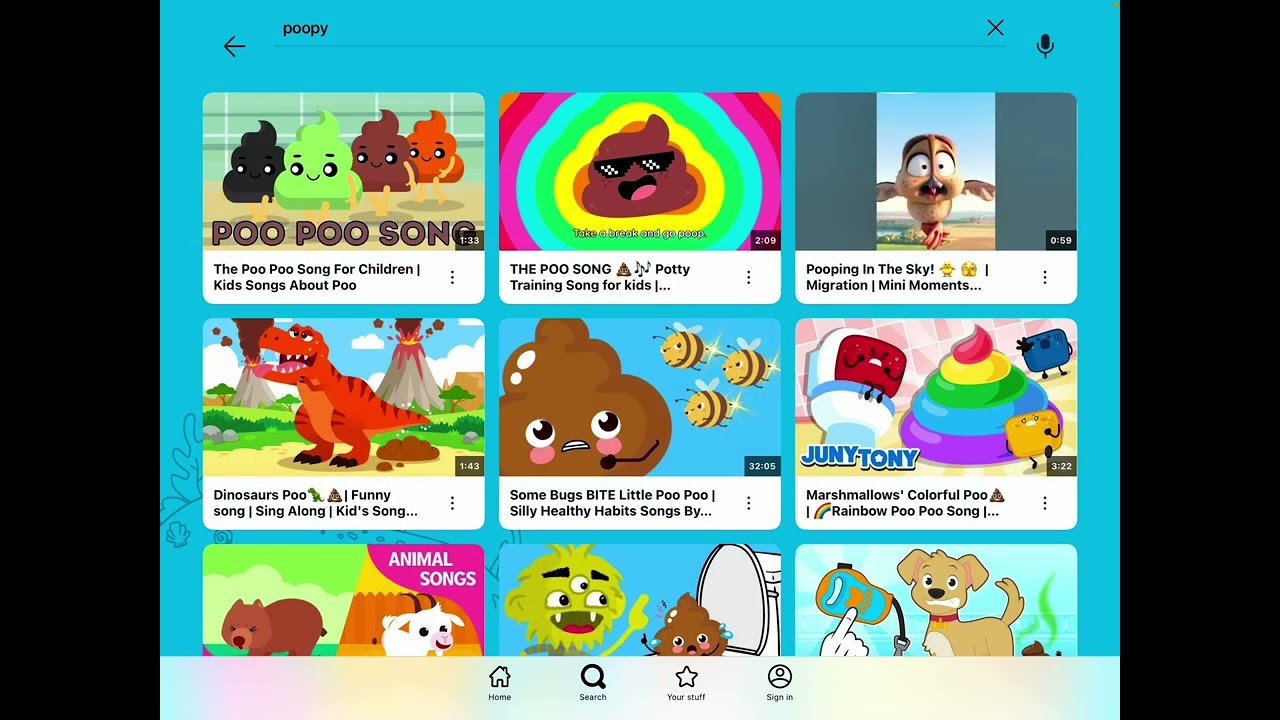 Not yet yeti YouTube kids swimming cat
