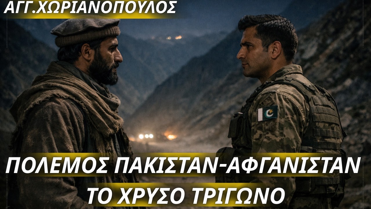 Άγγελος Χωριανόπουλος: Ποιος κρύβεται πίσω από την σύγκρουση Πακιστάν-Αφγανιστάν-Το χρυσό τρίγωνο