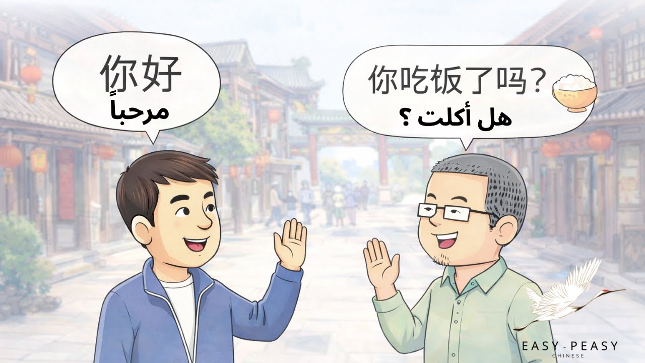 اساليب التحية في الثقافة الصينية .