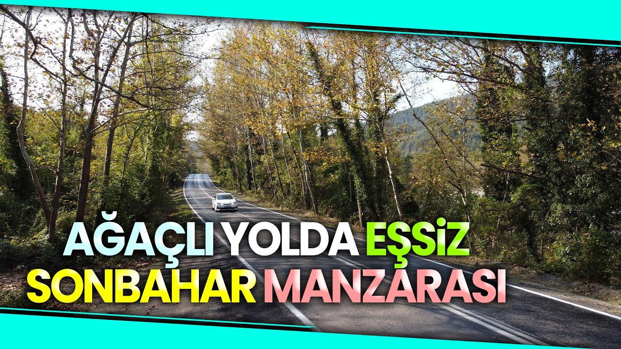 Bartın’dan Sonbahar Manzaraları Havadan Görüntülendi