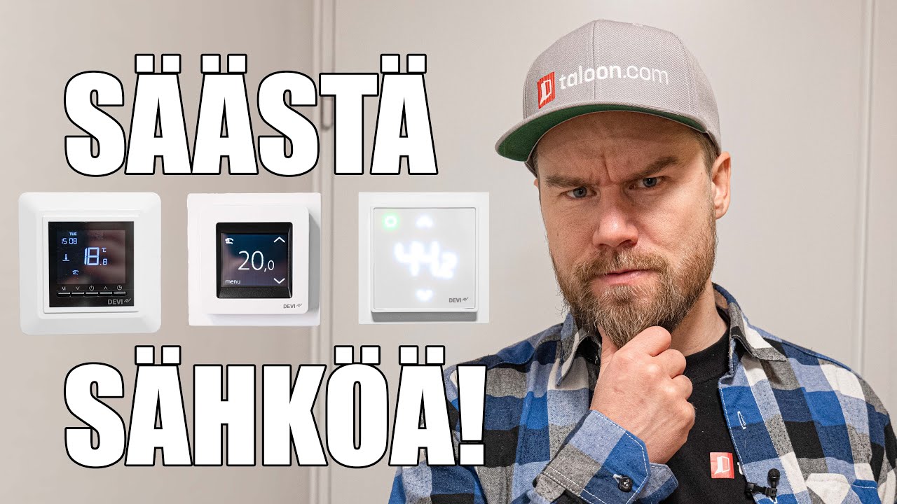 Näin säästät sähköä DEVIreg-termostaateilla - Taloon.com