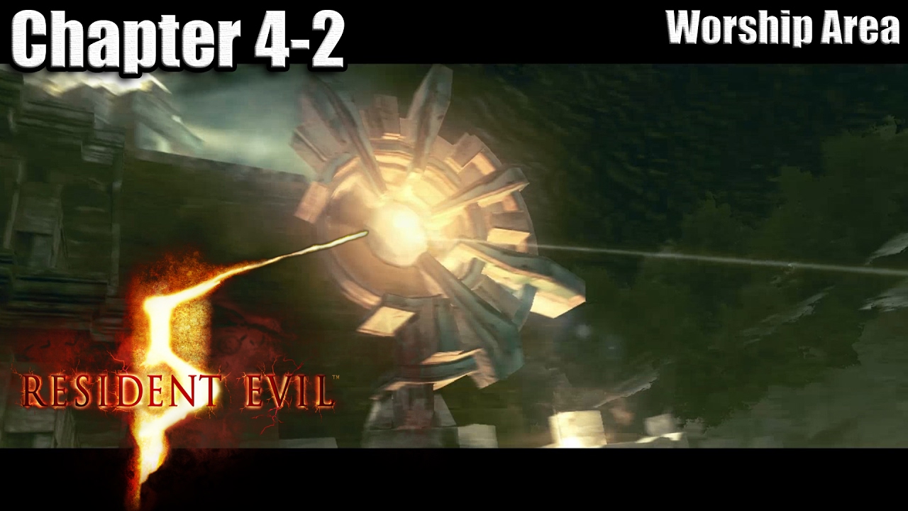 Resident Evil 5 Walkthrough Chapter 4-2 Worship Area (HD 1080p, 60fps)