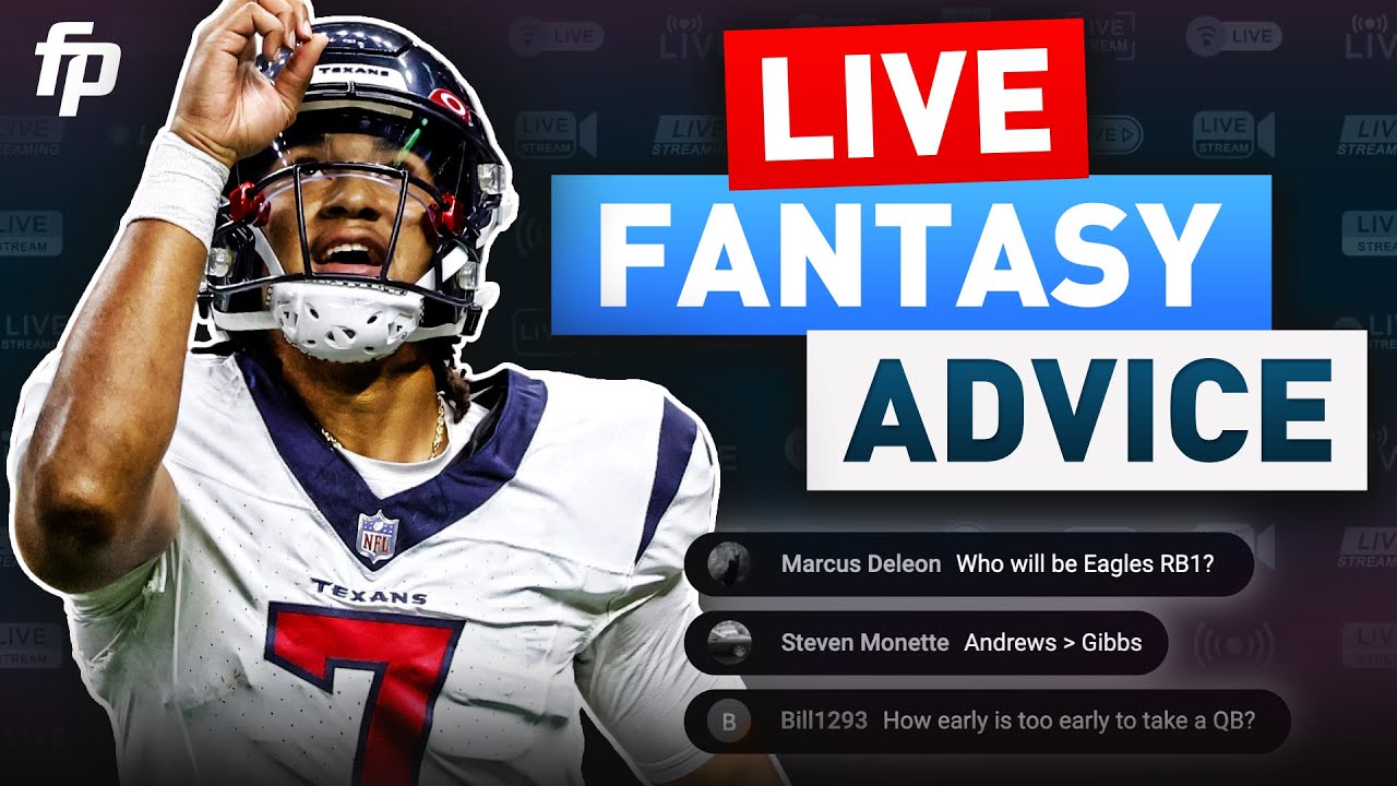 Ask The Experts LIVE | Draft Advice, Tips, and More! (2023 Fantasy Football)