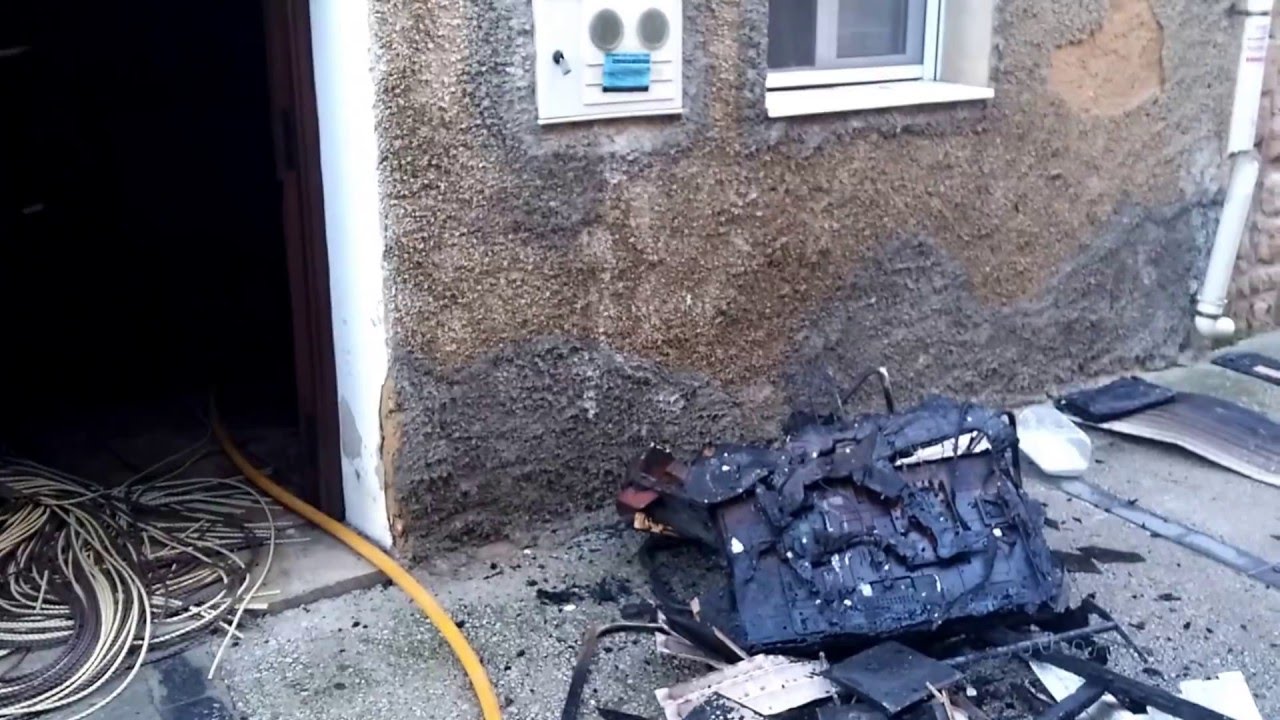 Incendio de una vivienda en Dicastillo