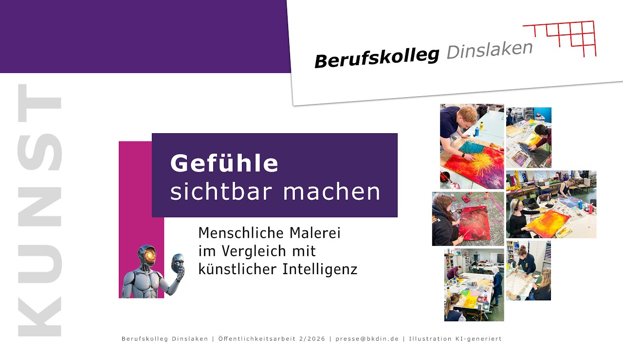 Gefühle sichtbar machen - Menschliche Malerei im Vergleich mit künstlicher Intelligenz