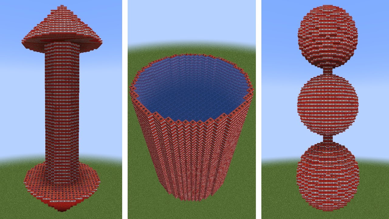 Experimentos INCREIBLES de TNT en MINECRAFT #8