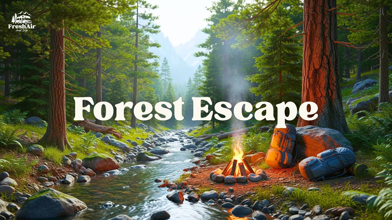 Snowy Forest Escape 🌲 Indie Folk for Weekend Adventures & Freedom
