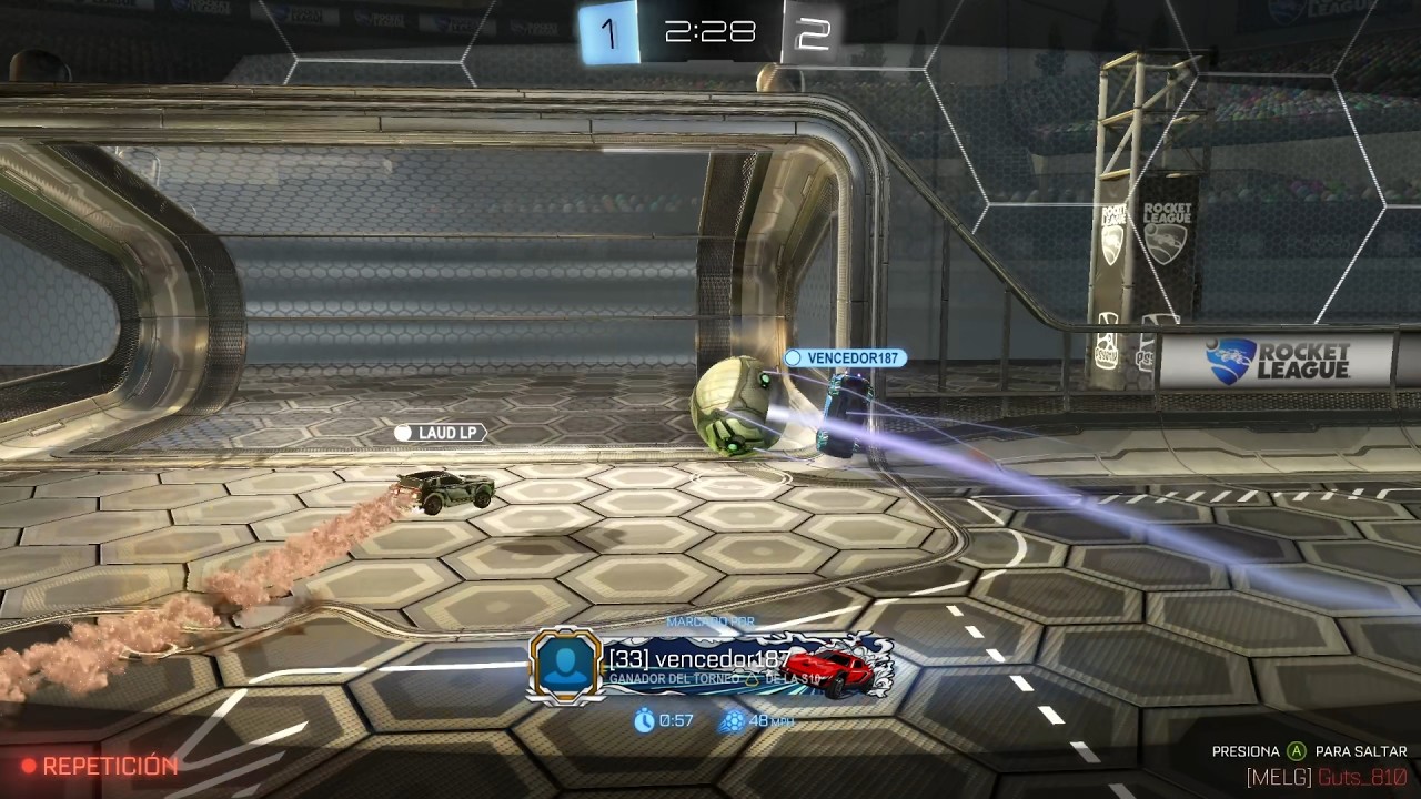 Partido de Rocket League Clasificatoria con Mearvi09