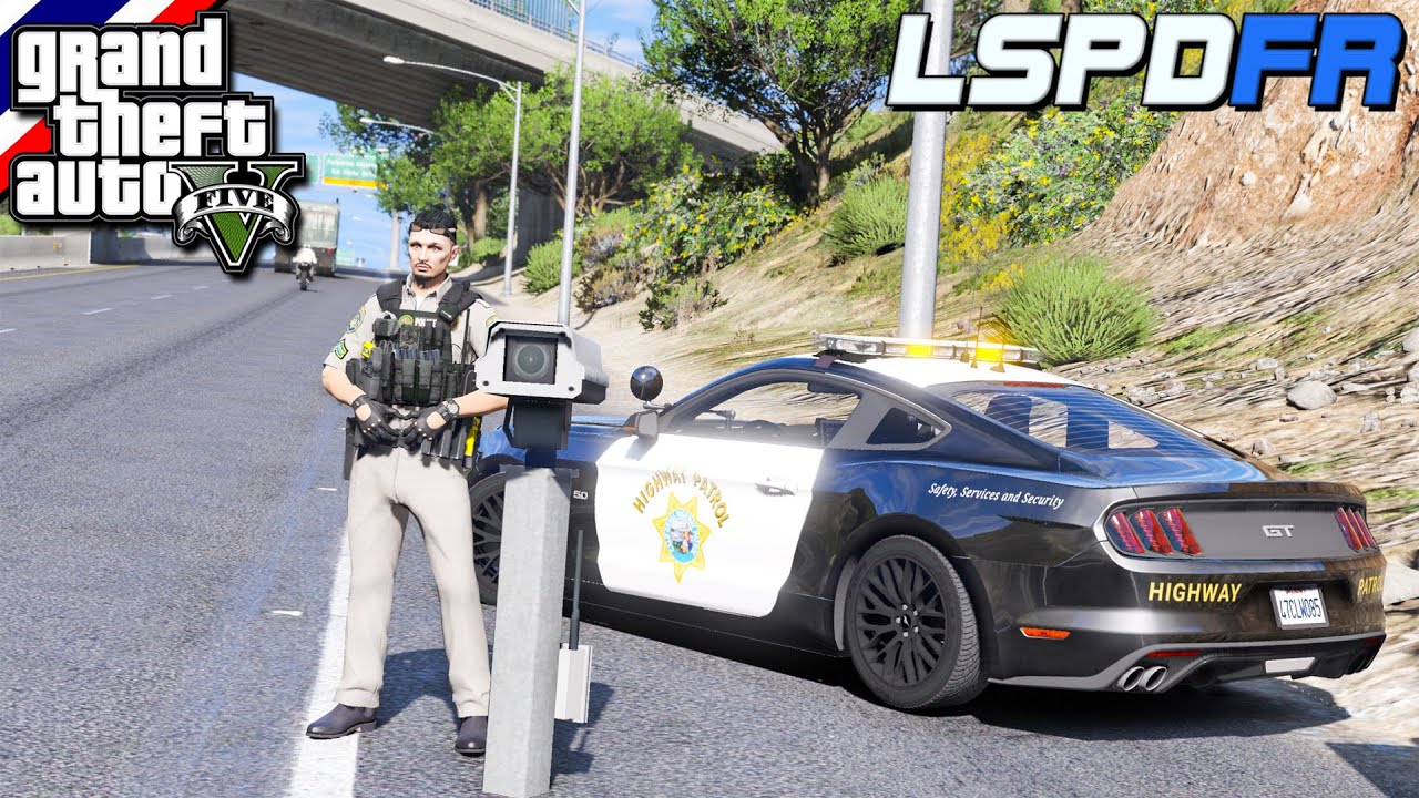 GTA V - LSPDFR มาเป็นตำรวจในเกม GTA V ตำรวจทางหลวง ตรวจจับรถใช้ความเร็วบนทางด่วน #223