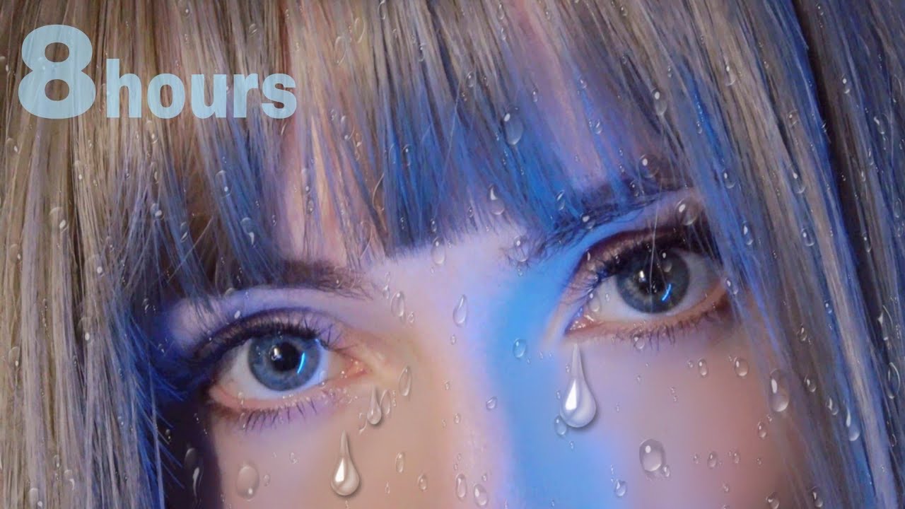 ASMR 8 Hours for Sleep (Rain Sounds, Whisper, Sad Together, Shh it's ok, Insomnia all Night)