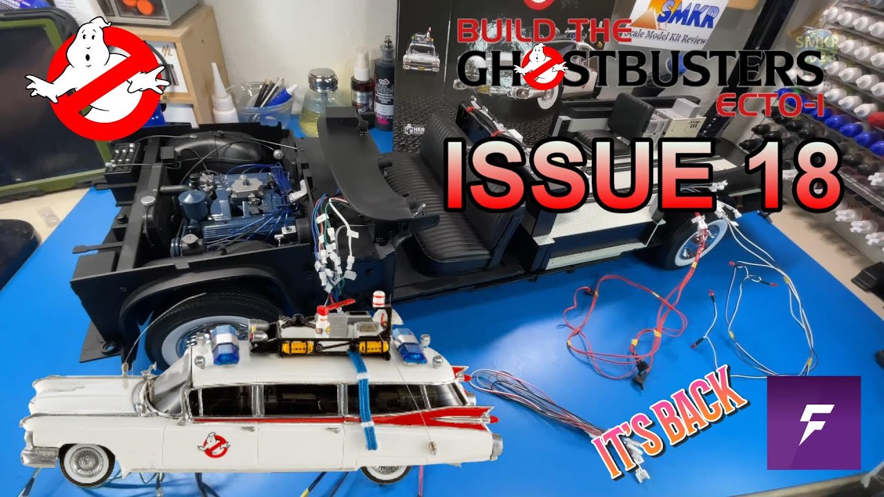 Build the Ghostbusters Ecto-1 Stages 63 - 66 by FanHome