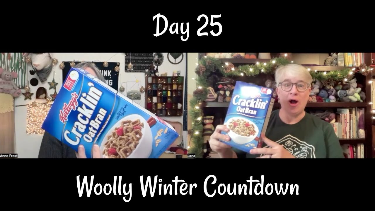 Woolly Winter Countdown Day 25: Merry Christmas Cracklin' Oat Bran