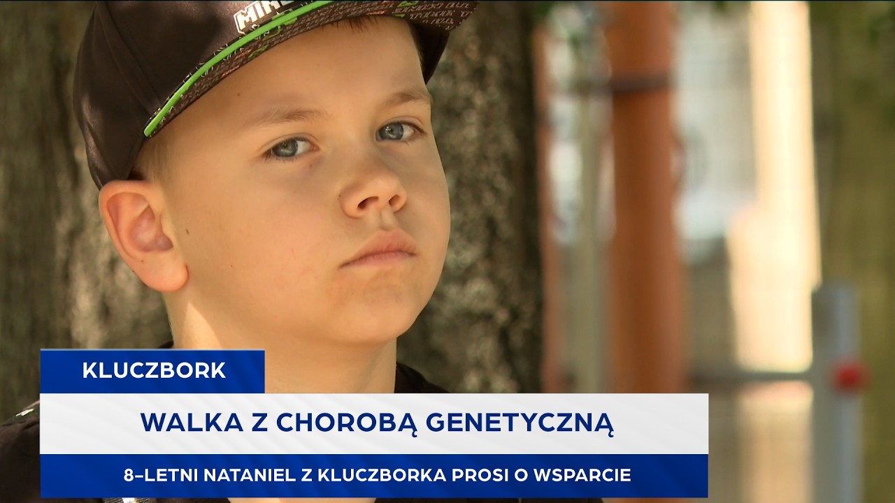 Walka z chorobą genetyczną. 8-letni Nataniel z Kluczborka prosi o wsparcie