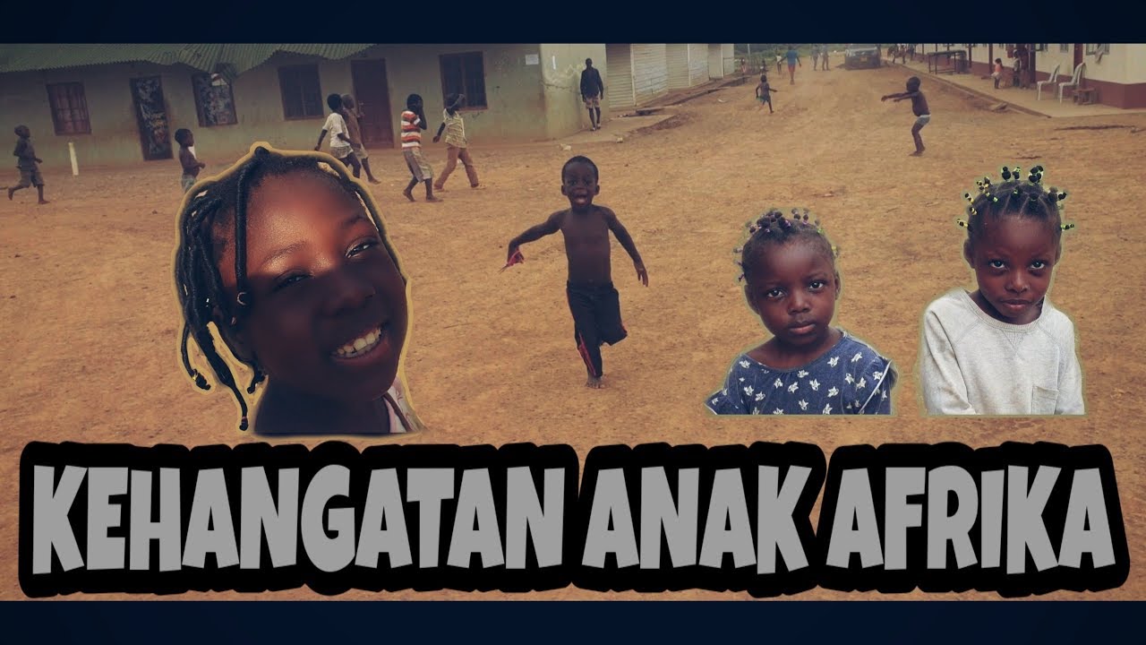 EKSPRESI ANAK-ANAK AFRIKA KETIKA AKU DATANG