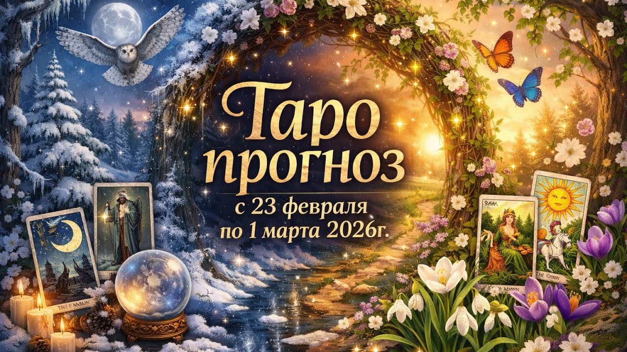 ТАРО ПРОГНОЗ с 23 февраля по 1 марта   2026 года. Душевное таро