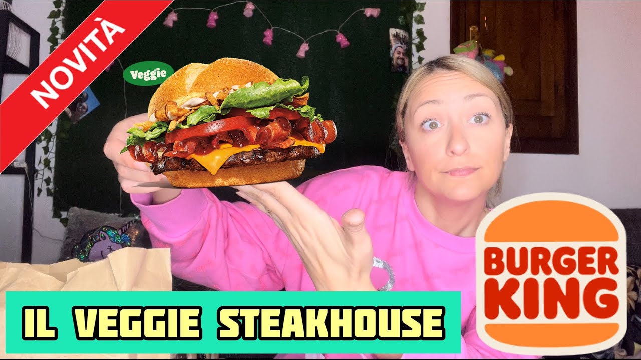 STEAKHOUSE VEGGIE Il nuovo panino vegetariano del BURGER KING