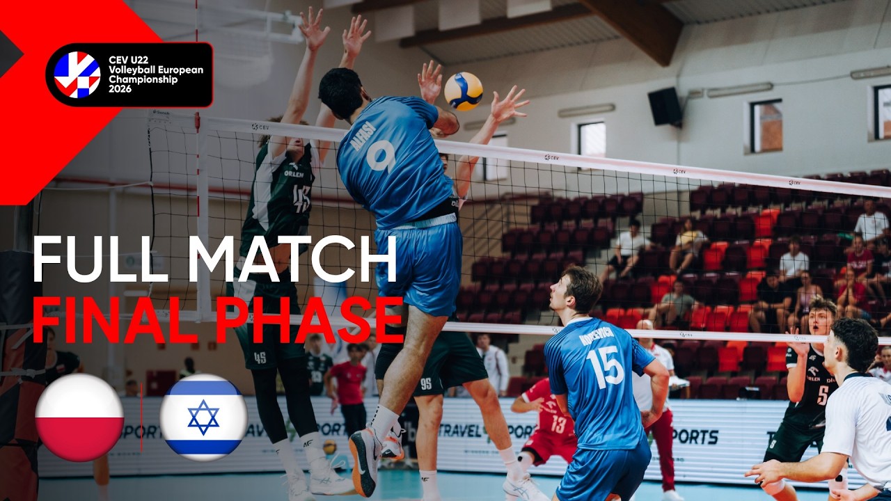 Full Match | Poland  vs. Israel | CEV U22 Volleyball European Championship 2026 | Men