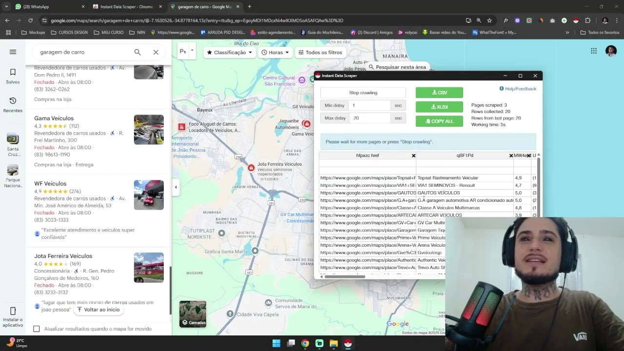 Como prospectar clientes usando o google maps e instant data scraper