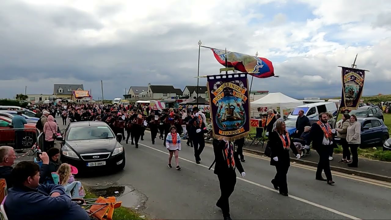 Rossnowlagh Twelfth, County Donegal, Ireland - Home Parade 6th July 2024