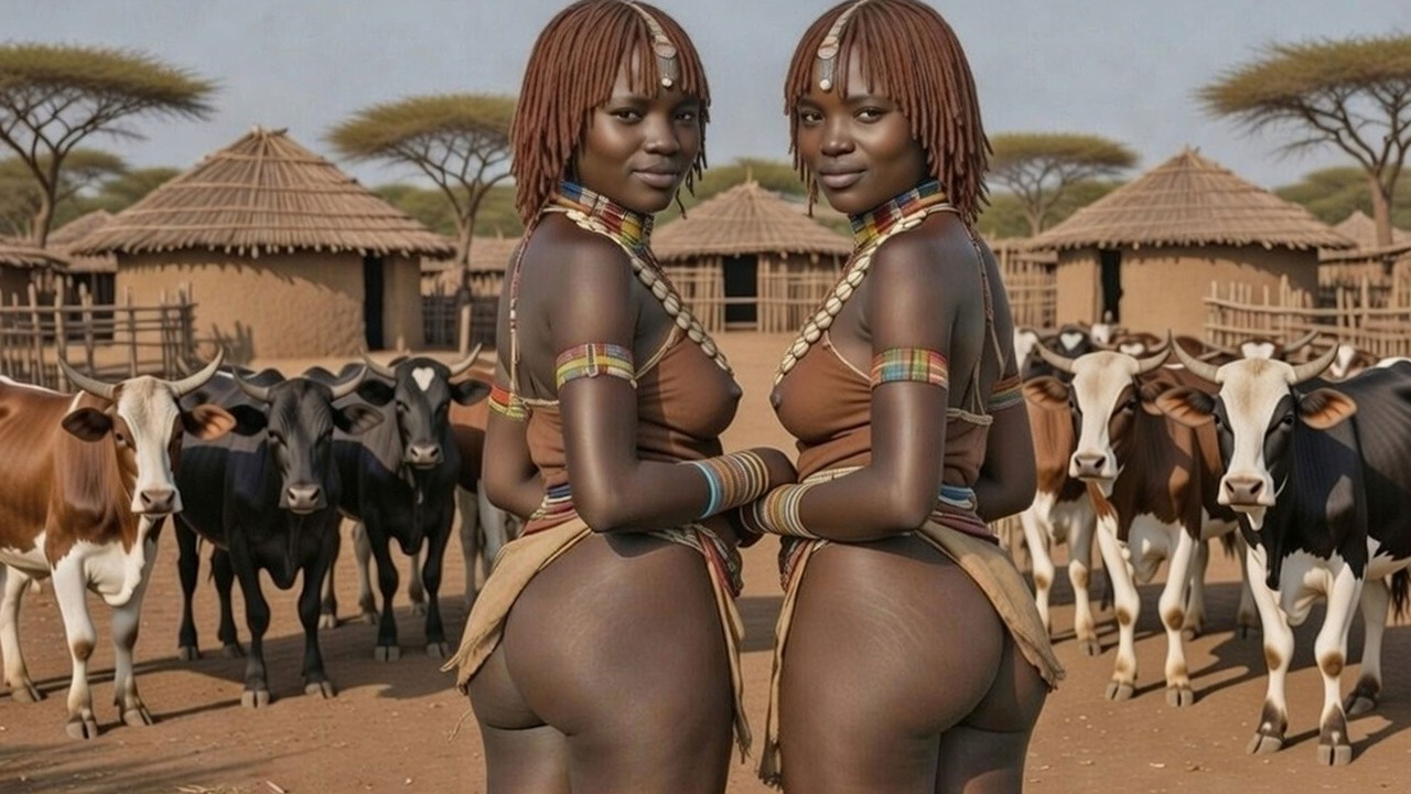 😱 Le peuple Hamar en Éthiopie : une beauté qui choque et un rite extrême pour se marier