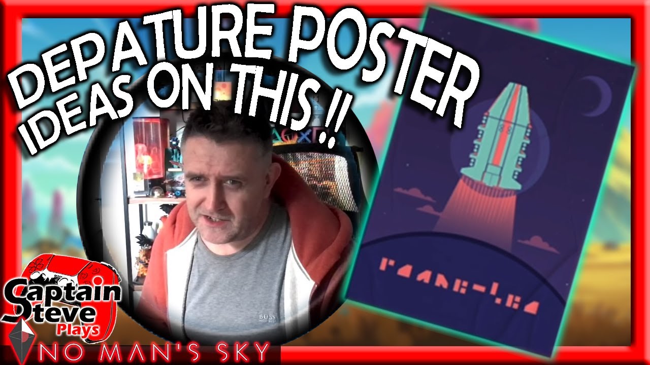 No Man's Sky New Decal Departure Poster Unlocked In The Quicksilver Store Captain Steve NMS News