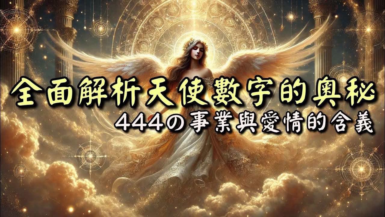 天使數字444深層解析與神聖的含義 財富、事業、愛情與雙生火焰 Angel Number 444: Deep Meaning and Hidden Message
