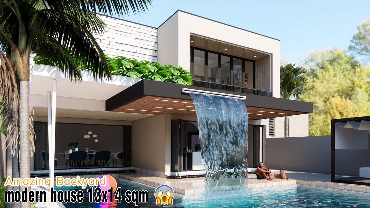 MODERN HOUSE 13x14 Sqm | CASA MODERNA 13x14 Sqm