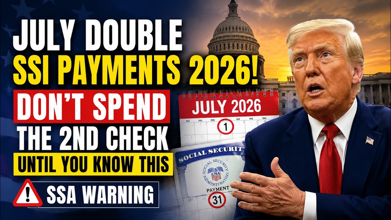 💰 JULY DOUBLE SSI PAYMENTS 2026! Don't Spend the 2nd Check Until You Know This SSA Warning