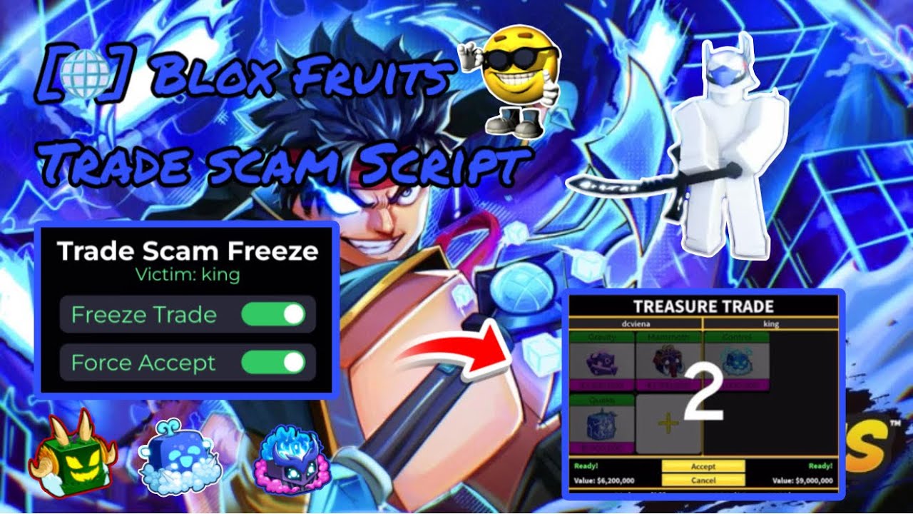 [🌐] Blox Fruits 🐲 Trade Scam Script | Freeze Trade | Keyless |