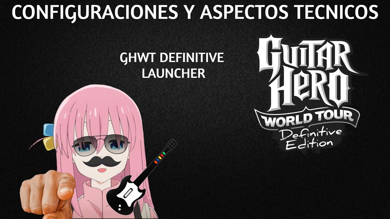 configura tu guitar hero definitive edition
