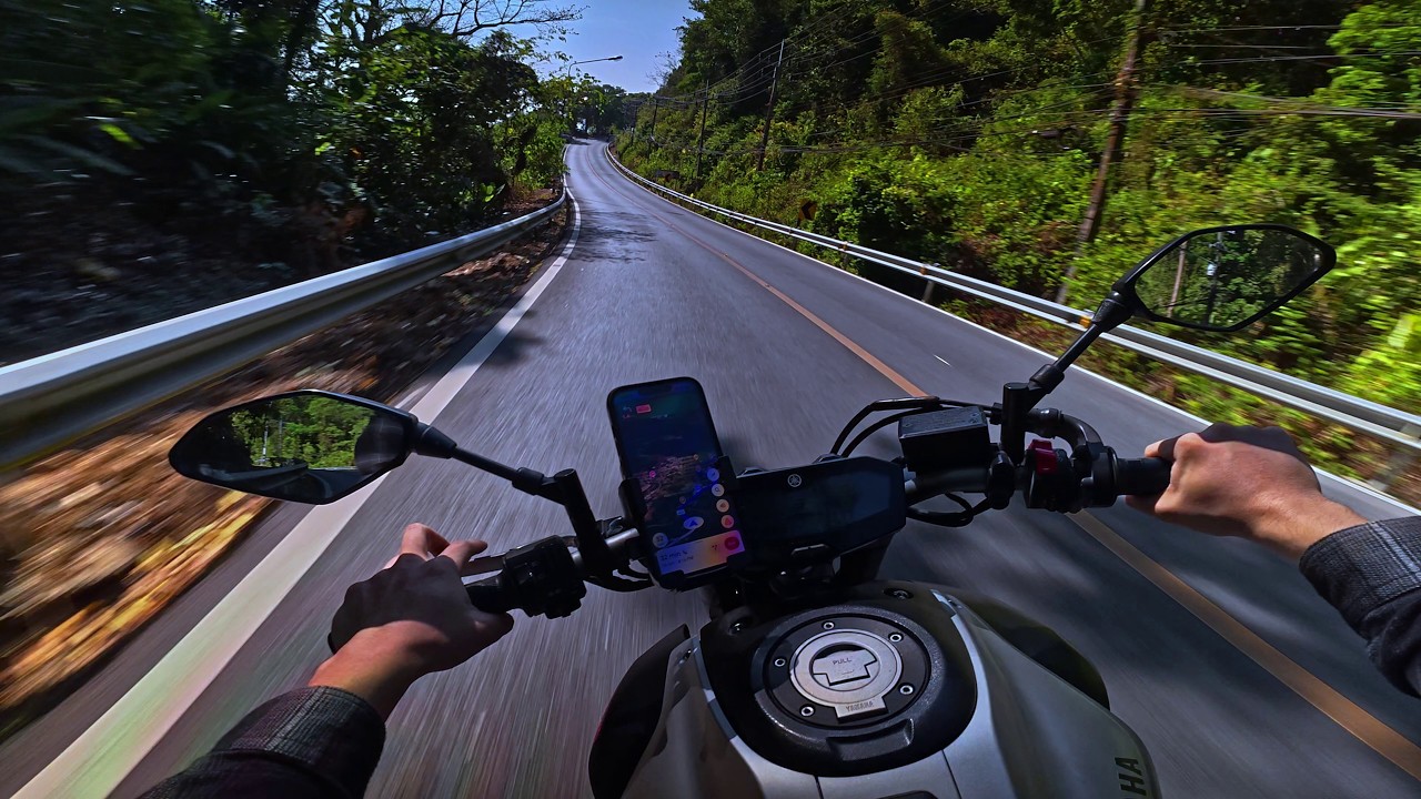 POV Riding One of the Most Beautiful Coastal Roads | MT-07 Pure Engine Sound | Part 2