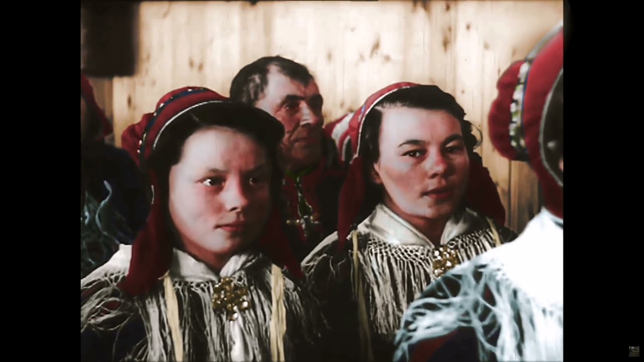 Colorized newsreel from 1954: S&aacute;mi Easter in Kautokeino (SUBTITLED IN ENGLISH)