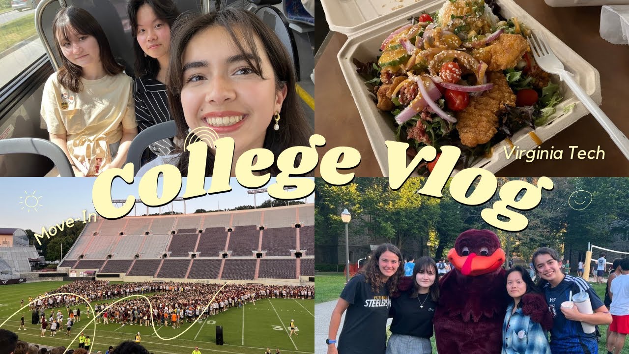 My first week of college 📖 freshman year at Virginia Tech 🧡🦃
