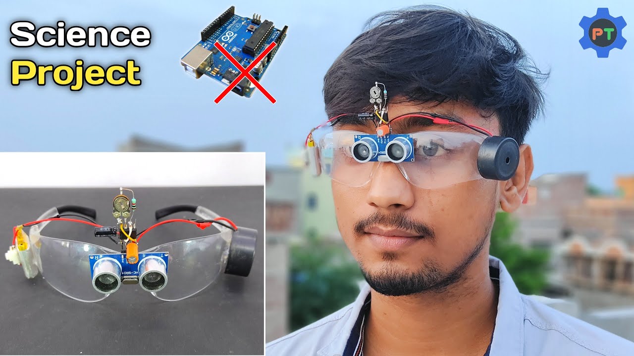 Smart Glasses For Blind (Without Arduino) | Third Eye For Blind | Best Science Project