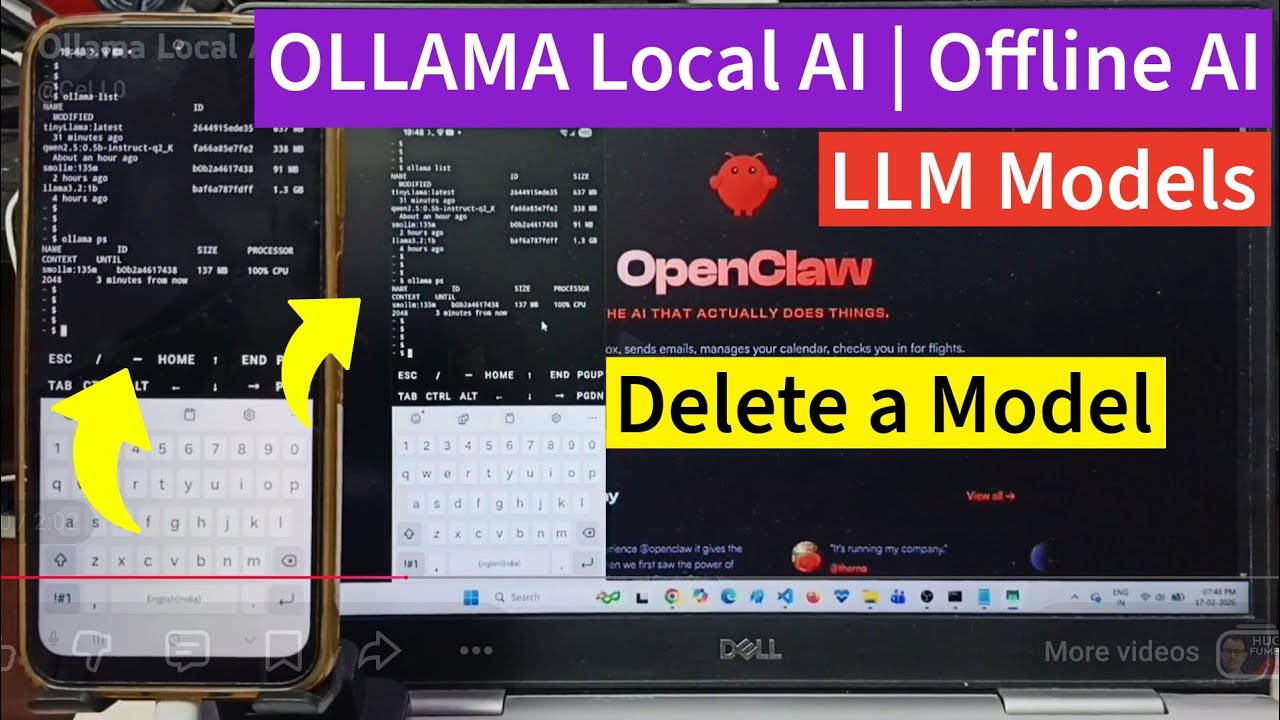 Ollama Local AI | How to Delete a Model From Ollama | Ollama Offline AI