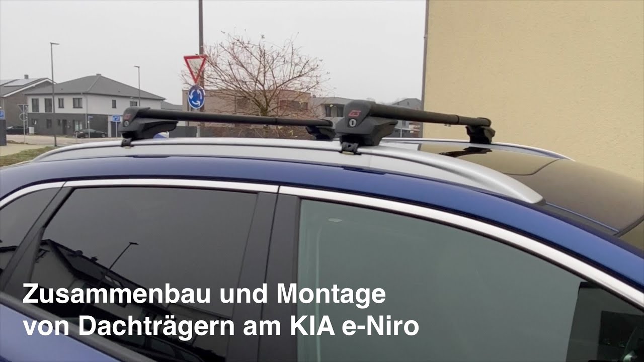 KIA e-Niro: Dachgepäckträger montieren