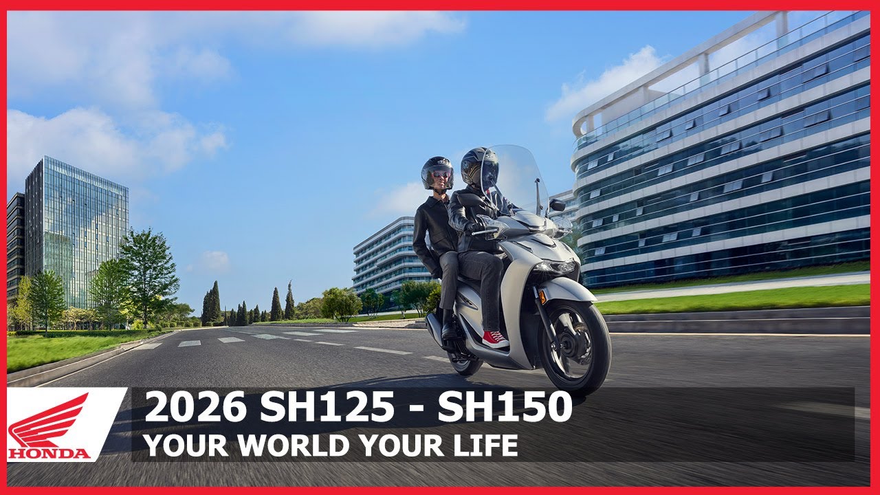 2026 SH125 | Scooter | Honda Motorcycles | Your World Your Life