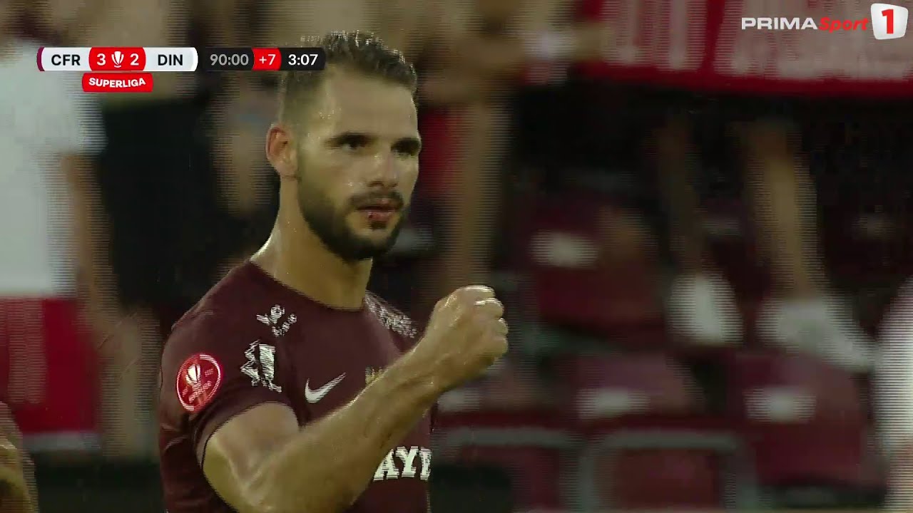 REZUMAT | CFR Cluj - Dinamo 3-2. Câinii au avut 2-0, clujenii au lovit decisiv în prelungiri