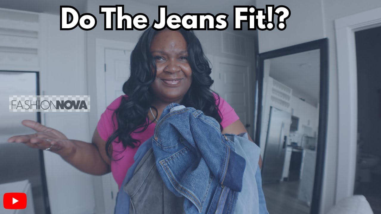 FALL LOOKS PT.3 ! FASHION NOVA CURVE PLUS SIZE JEANS TRY ON HAUL