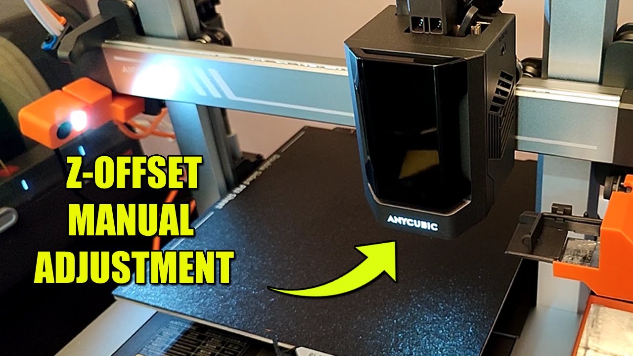 How to manually adjust z offset on Anycubic Kobra 3