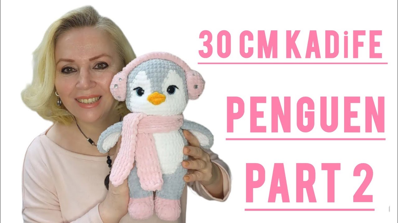 KADİFE PENGUEN PART 2 GÖVDE. #amigurumicrochet #amigurumipenguen
