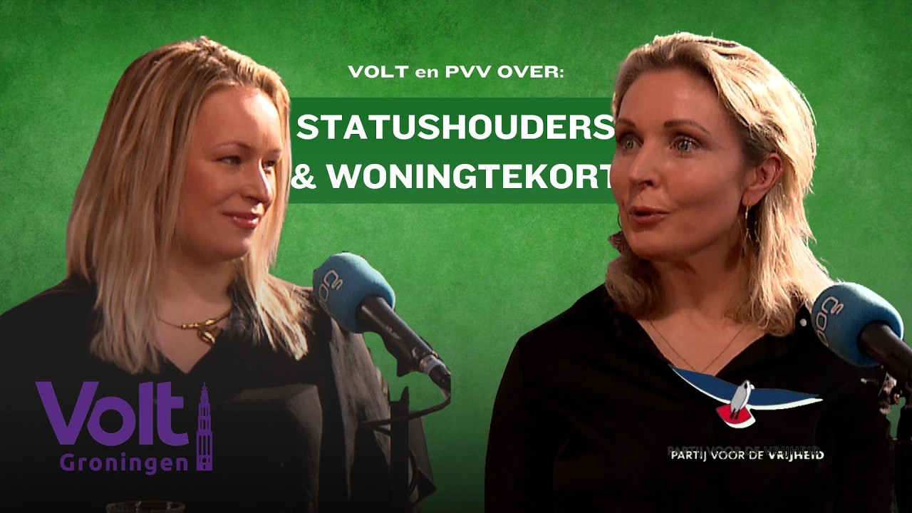 PVV en VOLT over statushouders en het woningtekort | Grote Markt 1