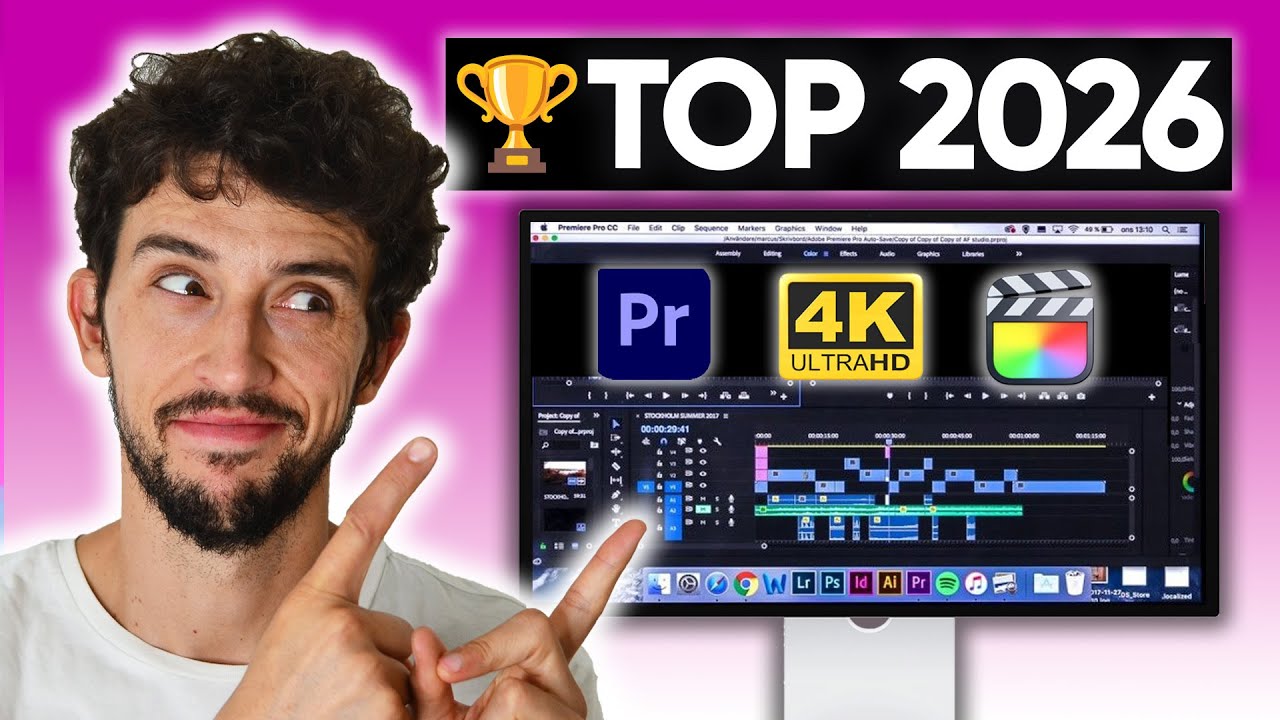 7 Mejores MONITORES para EDICI&Oacute;N de V&iacute;deo en 2026 🥇