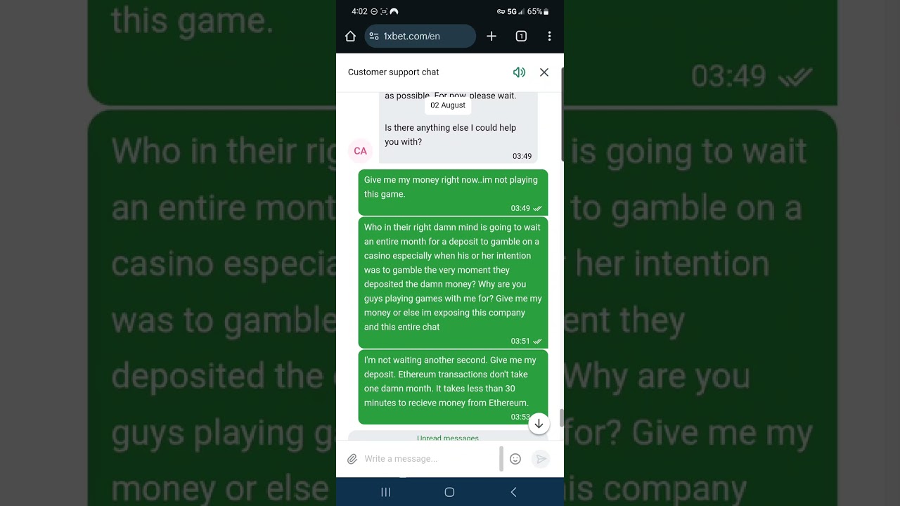 1xbet is a scam! DO NOT DEPOSIT MONEY THERE!!
