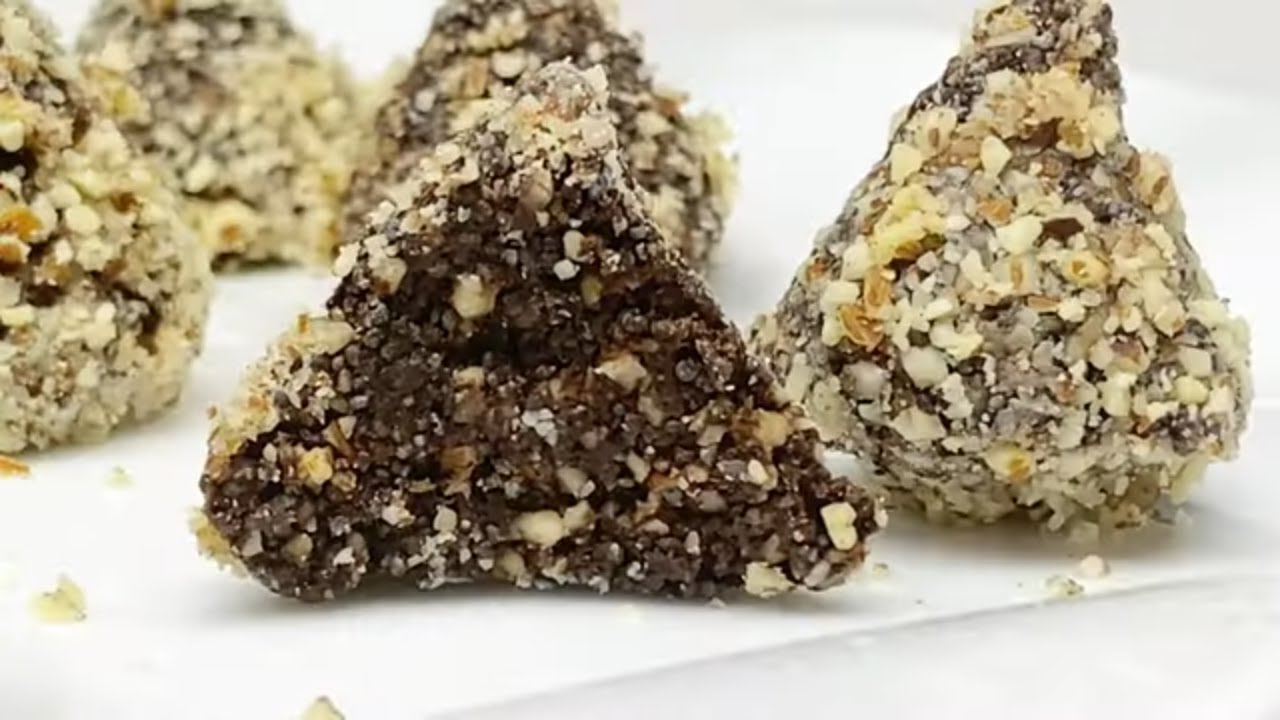 Полезное лакомство БЕЗ сахара! С маком! Никакой овсянки! Всего 4 ингредиента!