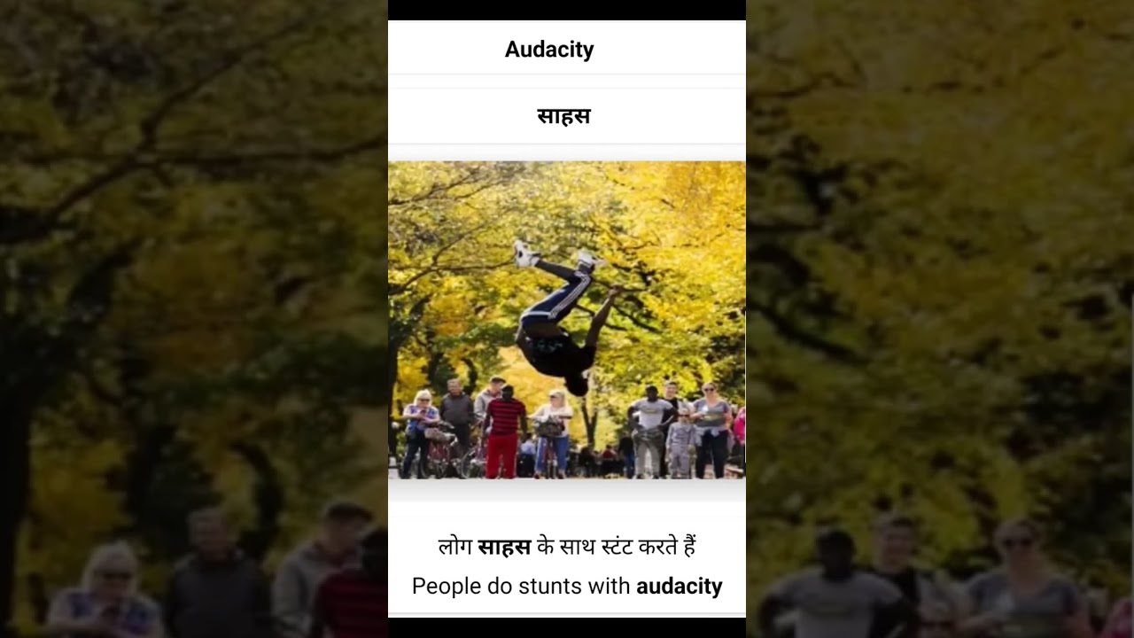 LEARN THE MEANING OF AUDACITY + BOLDLY FOLLOW YOUR DREAMS #LIFE #BOLD #ENGLISH #vocabularybuilder