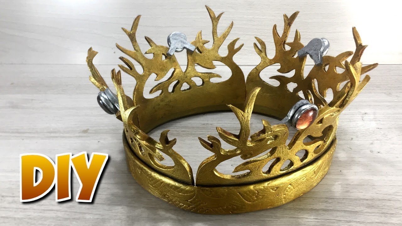 DIY Coroa Rei Joffrey de Game of Thrones.
