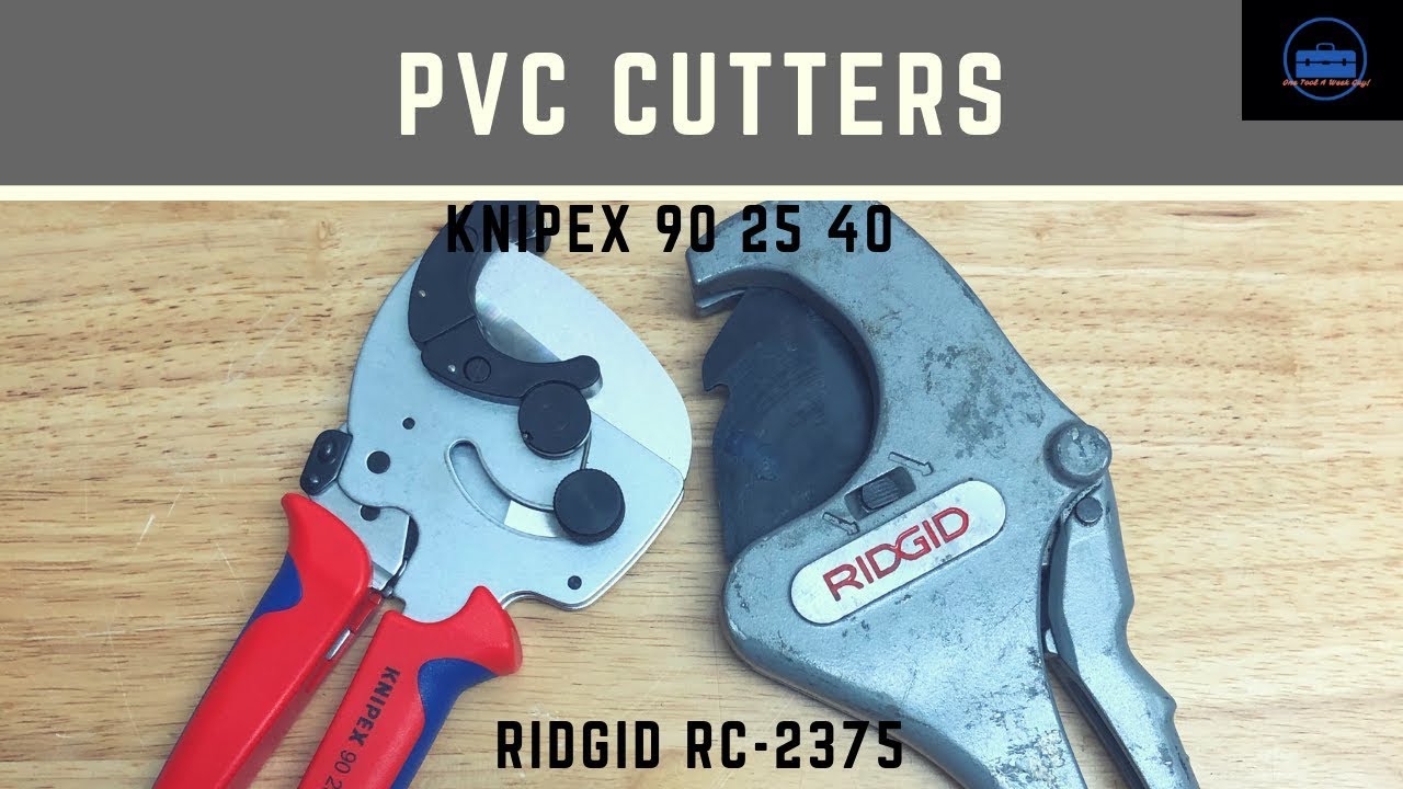 Сборка сумки для инструментов (резаки из ПВХ Knipex 90 25 40, Ridgid RC-2375)